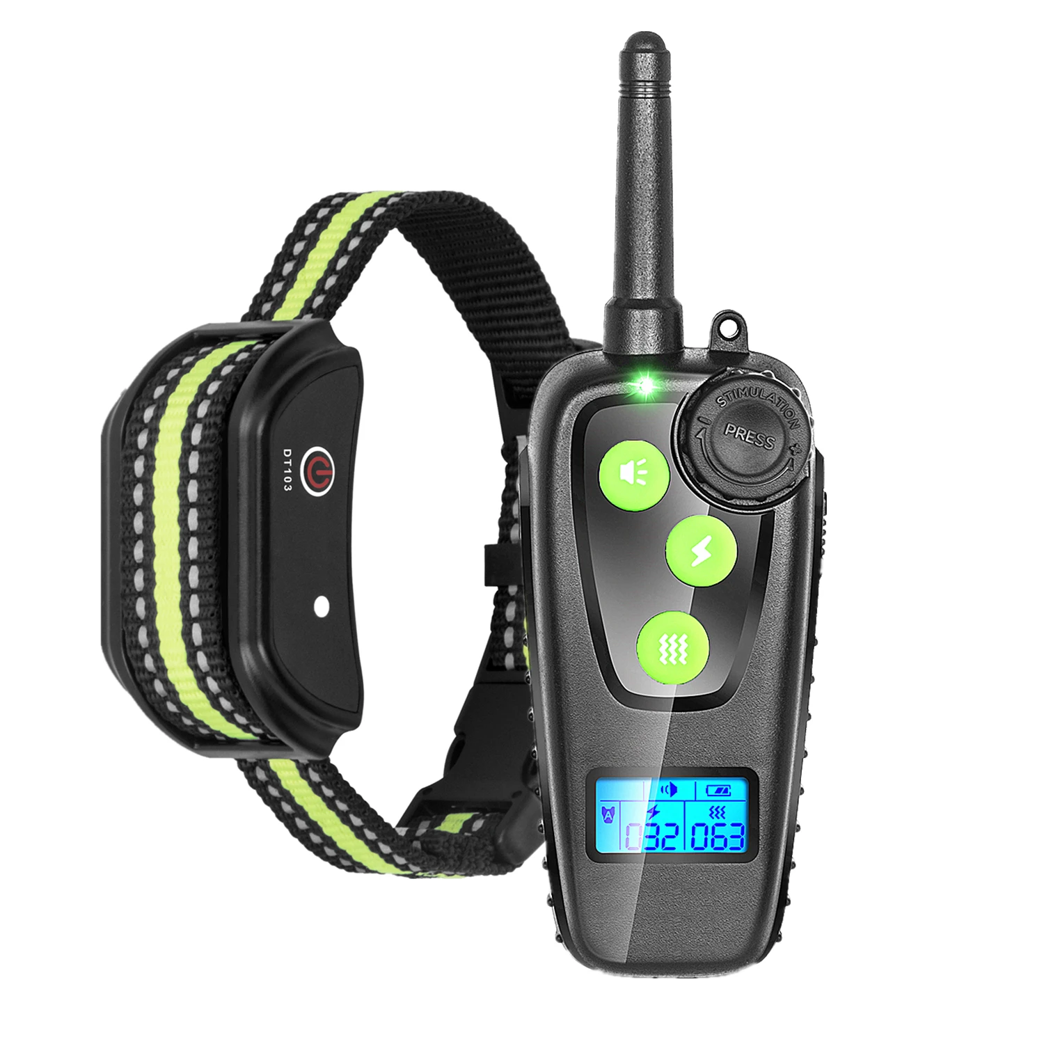 Водонепроницаемый перезаряжаемый ошейник для дрессировки собак с электрошоком