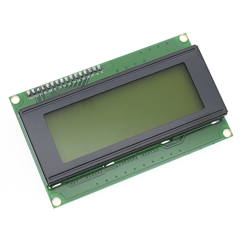 Жёлтый, зеленый 1 шт. lcd 2004+ igc 2004 20x4 2004A синий/зеленый экран HD44780 символ lcd/w IIC/igc последовательный интерфейс модуль адаптера - Цвет: Жёлтый, зеленый
