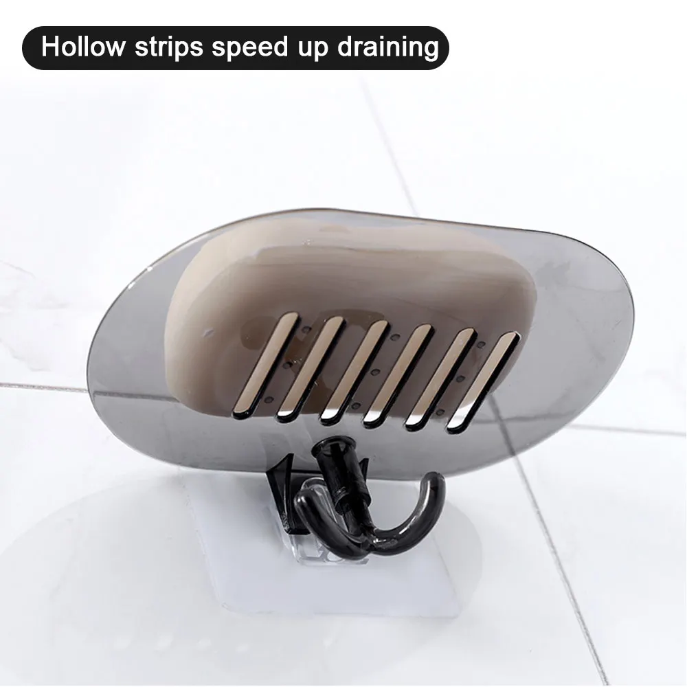 Мыльница без сверления Коробка для мыла сливная тарелка душевая настенная