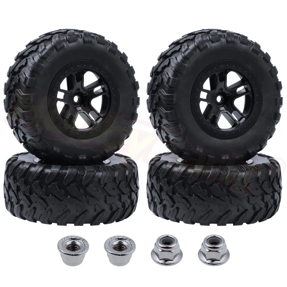 4 шт. 108 мм диаметр шины и колеса для Traxxas Slash 4x4 2WD 1/10 весы короткий ход грузовик |