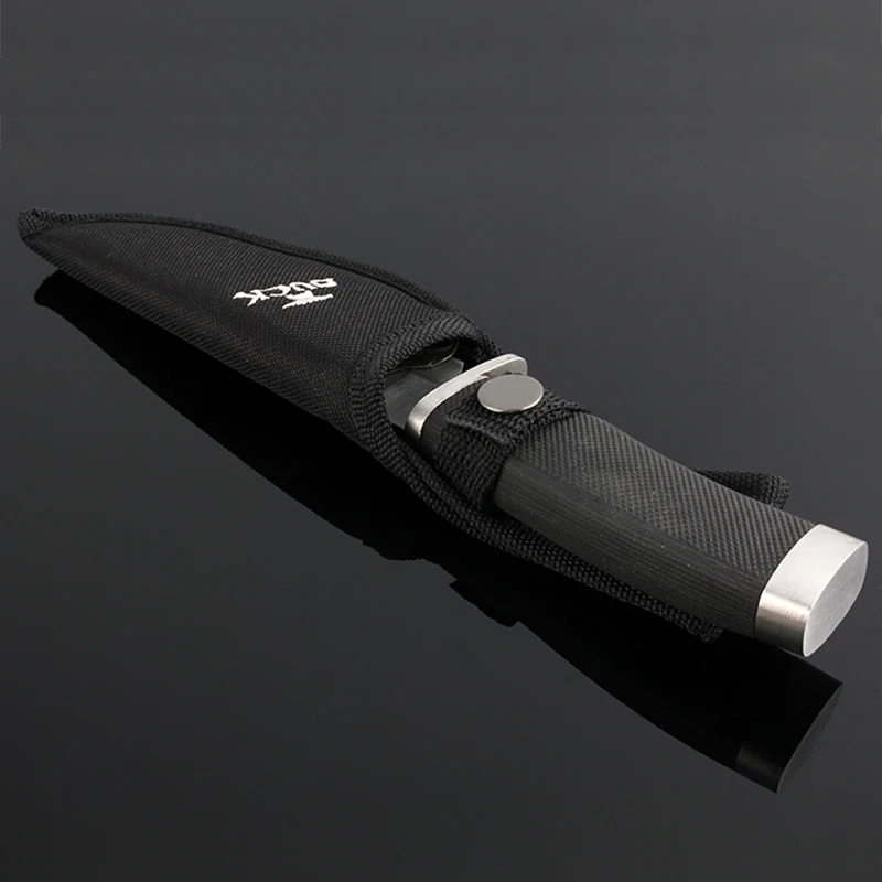 Тактический нож Mengoing 440c с стальным лезвием и резиновой ручкой | Инструменты