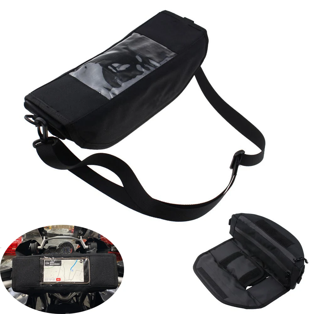

Suitable for Triumph KTM Honda Yamaha Suzuki Kawasaki BMW and other motorcycle handlebar bag navigation bag waterproof bag