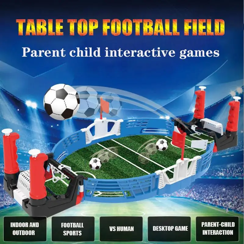 

Mini Tabletop Soccer Footbal Game Machine Creative Gift Two-Player Game Finger Sports Toy Party Games For Children's toys gift