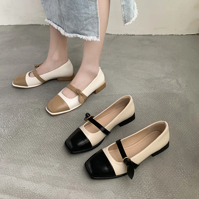 

Womens Sneakers Shoes Roses 2021 Casual Colorful Basic Slip-On Shallow Spring Mary Janes Low PU Lace-Up Leisure Square Toe Mixed