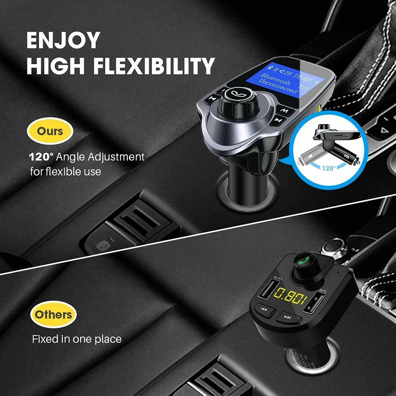 Беспроводной автомобильный аудиоприемник с 2 мя USB портами 1 44 дюйма| |