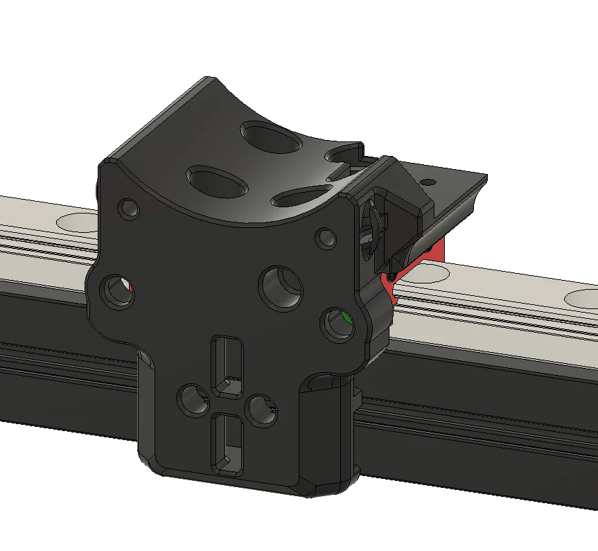 Обновленная металлическая каретка для 3D-принтера Funssor Voron0 MGN9C | Компьютеры и офис