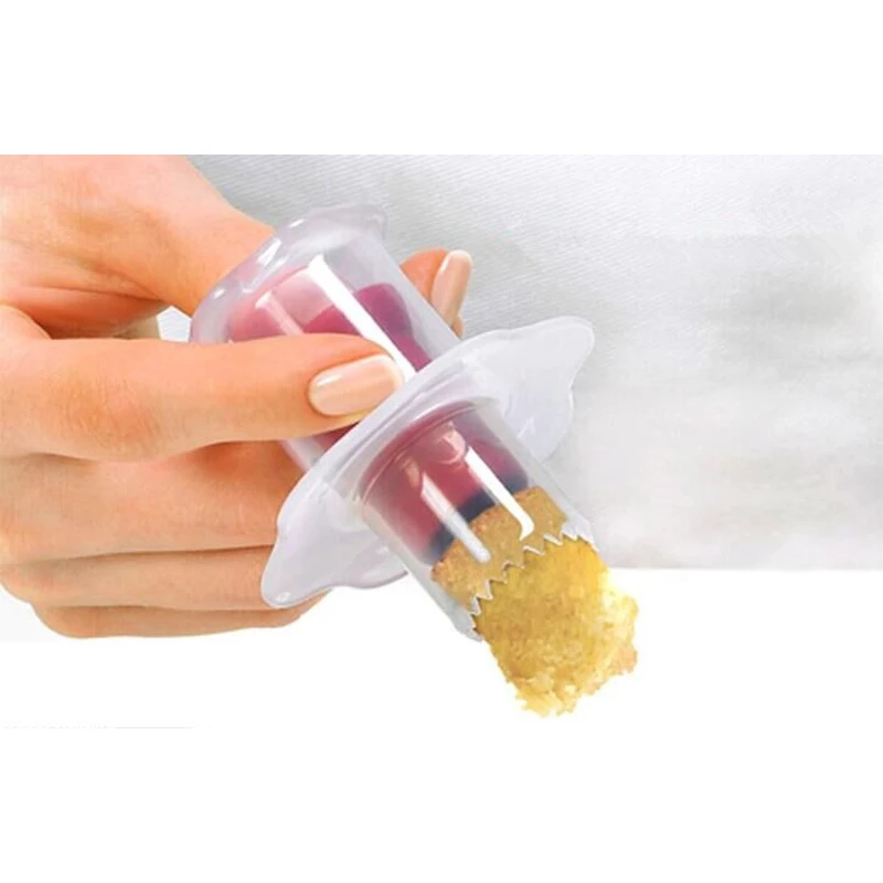 Кухня Торт ядро Remover торт Плунжер для кексов корер комплект украшения