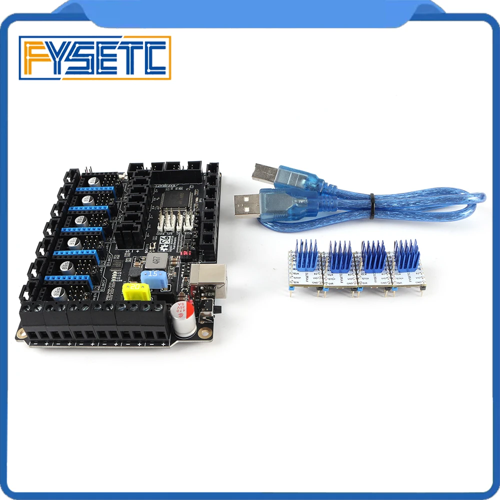 Плата управления S6 V2 .0 32 бит с шаговым двигателем 4 шт. TMC2209 V3.1 Uart Flying Wire MX Connector VS F6