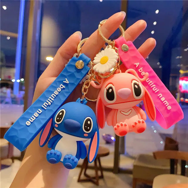 Аниме Стич Диснея Микки Маус замороженный брелок фигурки игрушки мозаика с