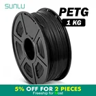 Полупрозрачная нить SUNLU для 3D-принтера, 1,75 мм, 1 кг