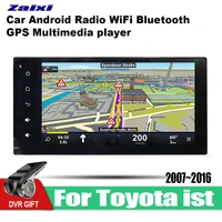 zaixi android car 2 din multimedia gps navigation for toyota ist 20072016 vedio stereo radio audio wifi video map video