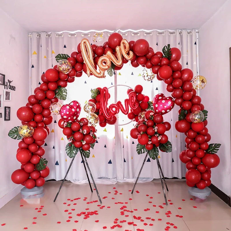 100 шт./лот 10 дюймов красные круглые латексные воздушные шары граната свадебные