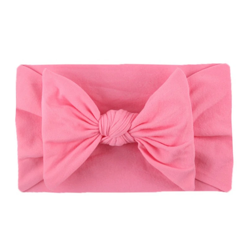 0-2Y Newborn Toddler Baby Girls Head Wrap ins Rabbit Big Bow Knot Turban Headband Hair Accessories Gifts 27 Colors For Girl | Детская
