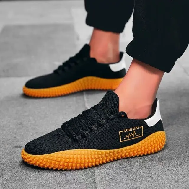 Мужская спортивная обувь дышащая сетчатая мужская трендовая повседневная agган