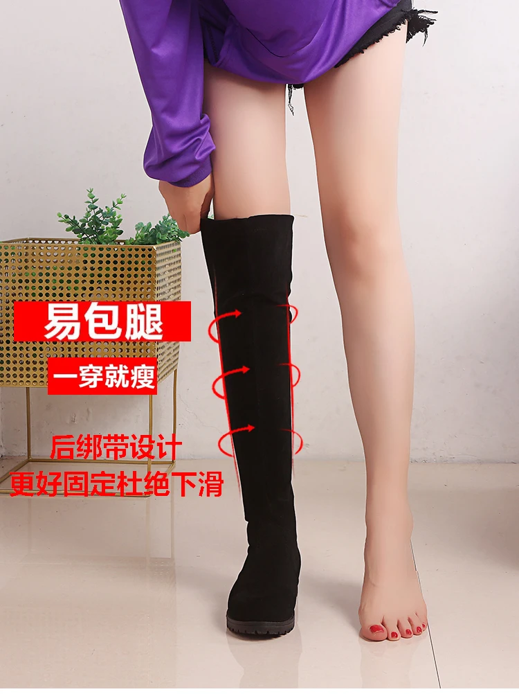 Женские сапоги до колена PUPUDA черные зимние ковбойские для женщин дешевая женская