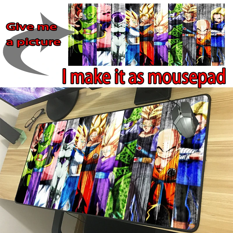 

XGZ anime Mouse Pad Black lock edge fairy tail mouse pad natural rubber antiskid game player desk mat