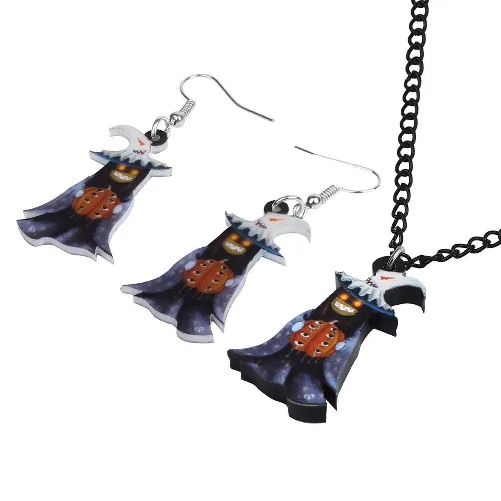 Акриловые украшения Bonsny для Хэллоуина набор украшений в виде демона тыквы