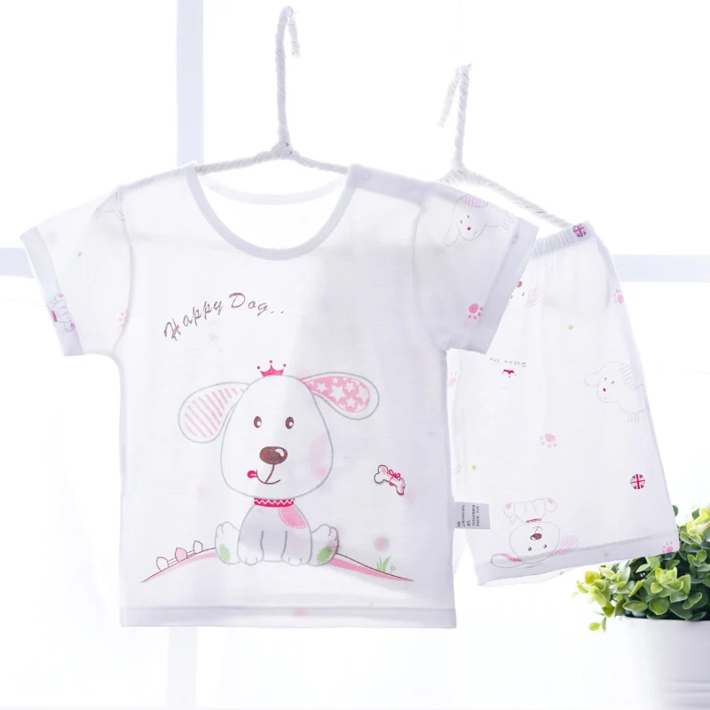 

2022 Summer Pajama Infant Sets Cool Thin Baby's Sleepwear Pyjamas for Boys Girls Baby Pijama 3 6 9 12 18 24 Months Baby Clothes