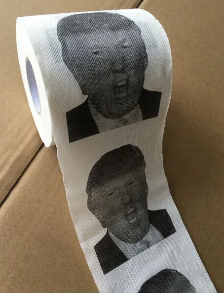 Дональд Трамп набор туалетных принадлежностей держатели для туалетной щетки с Трамп бумага подарок шалость шутка ванная комната чистящие аксессуары пластик