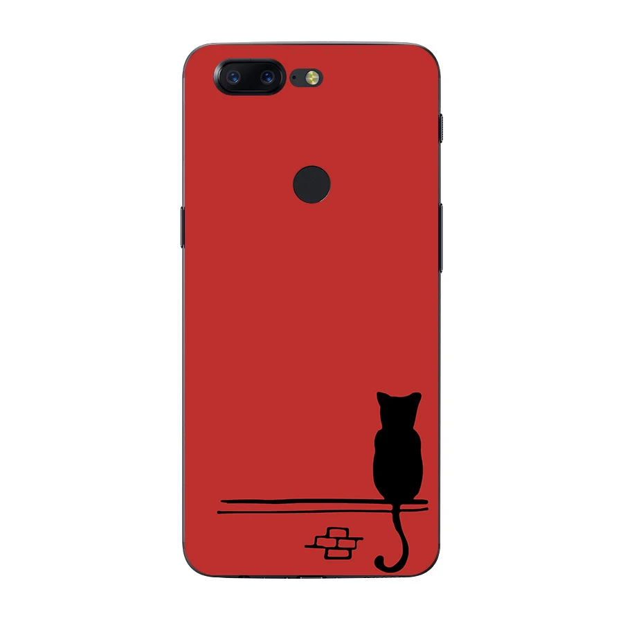 Мягкий ТПУ чехол для Oneplus 5T 5 3 цвета рисунок Ультратонкий силиконовый телефона