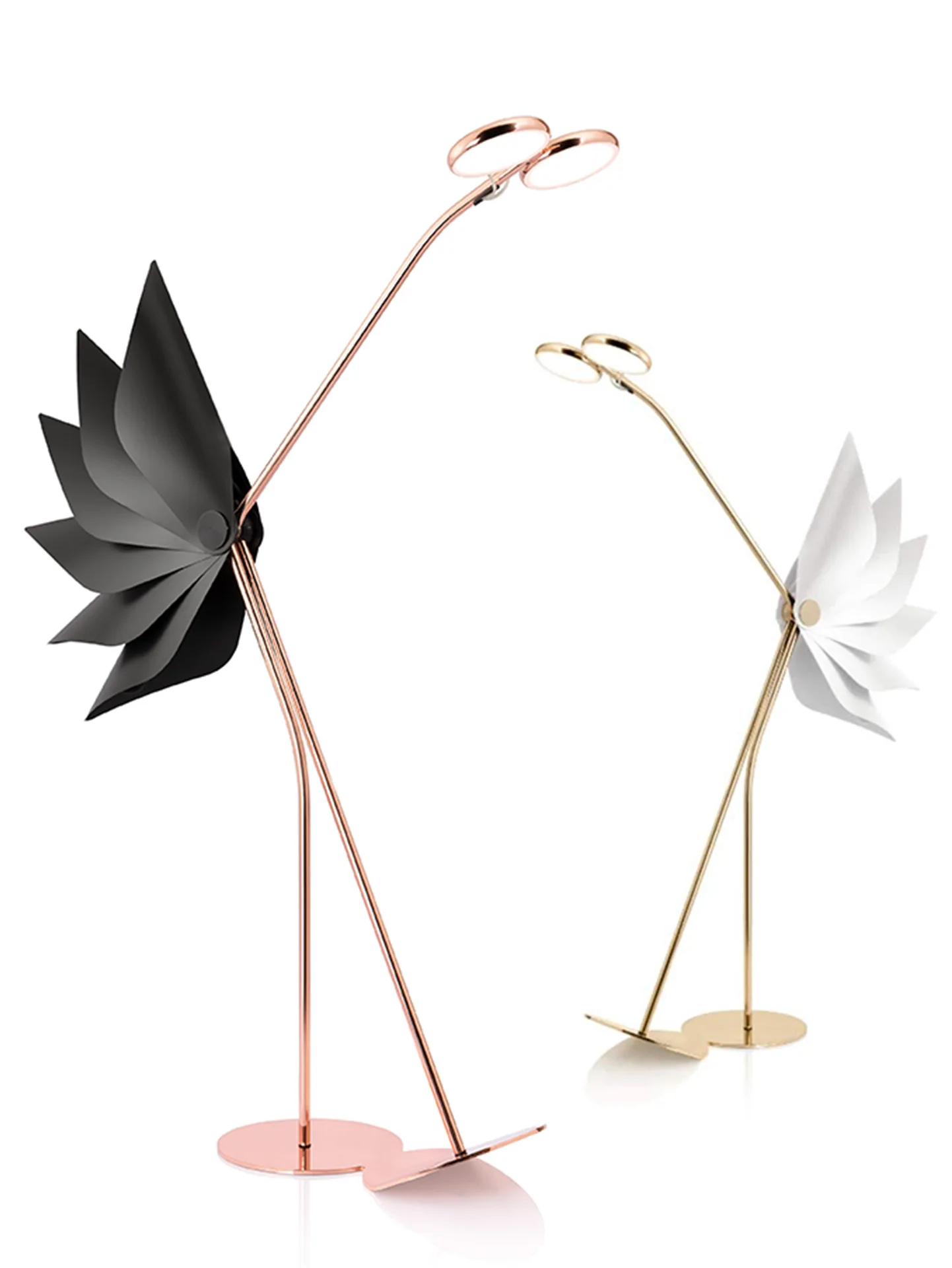 Современная черно беласветодиодный светодиодная Напольная Лампа в стиле пост