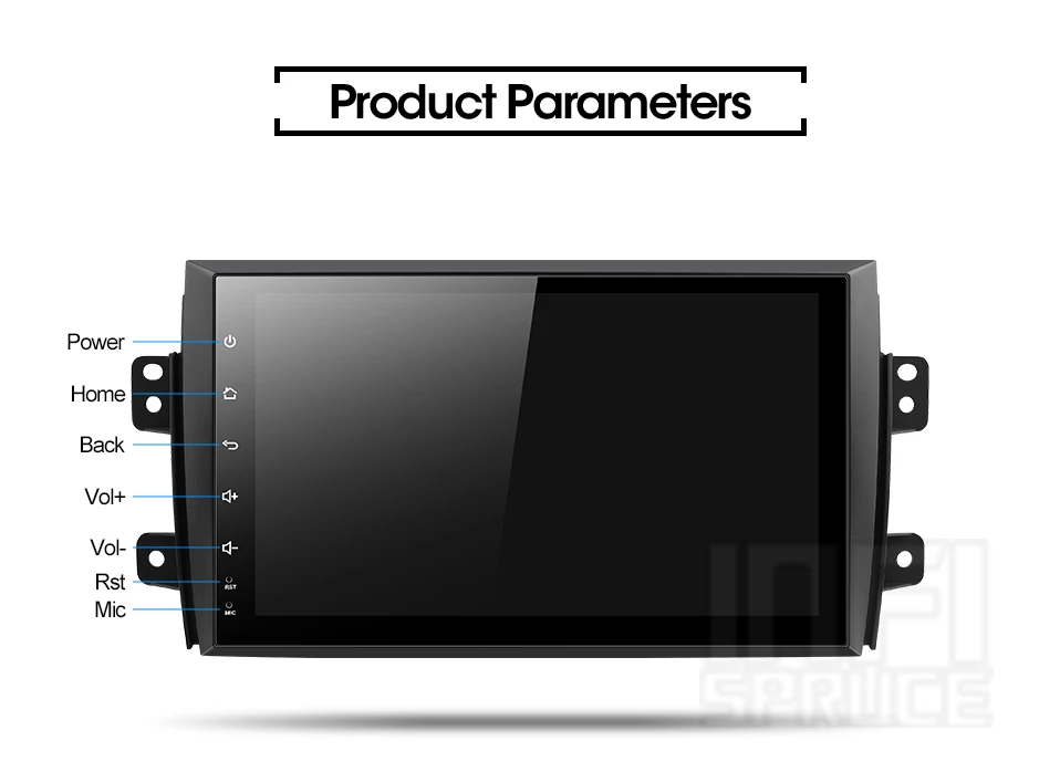 32G Android 9,0 автомобильный dvd для Suzuki SX4 2007-2013 с 2GB ram gps 3g-4G wifi gps навигация Радио Видео Аудио плеер стерео