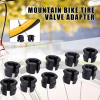 10pcs mountain bike american valve adapter valve conversion set inner tube adapters rubber plug conversion set bicycle parts