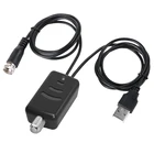 Крытый ТВ антенны 50 км телевизионные антенны HD ТВ антенны с усилителем 25dB LNA с высоким коэффициентом усиления VHFUHF Для дома и улицы спутник цифровая антенна Booste