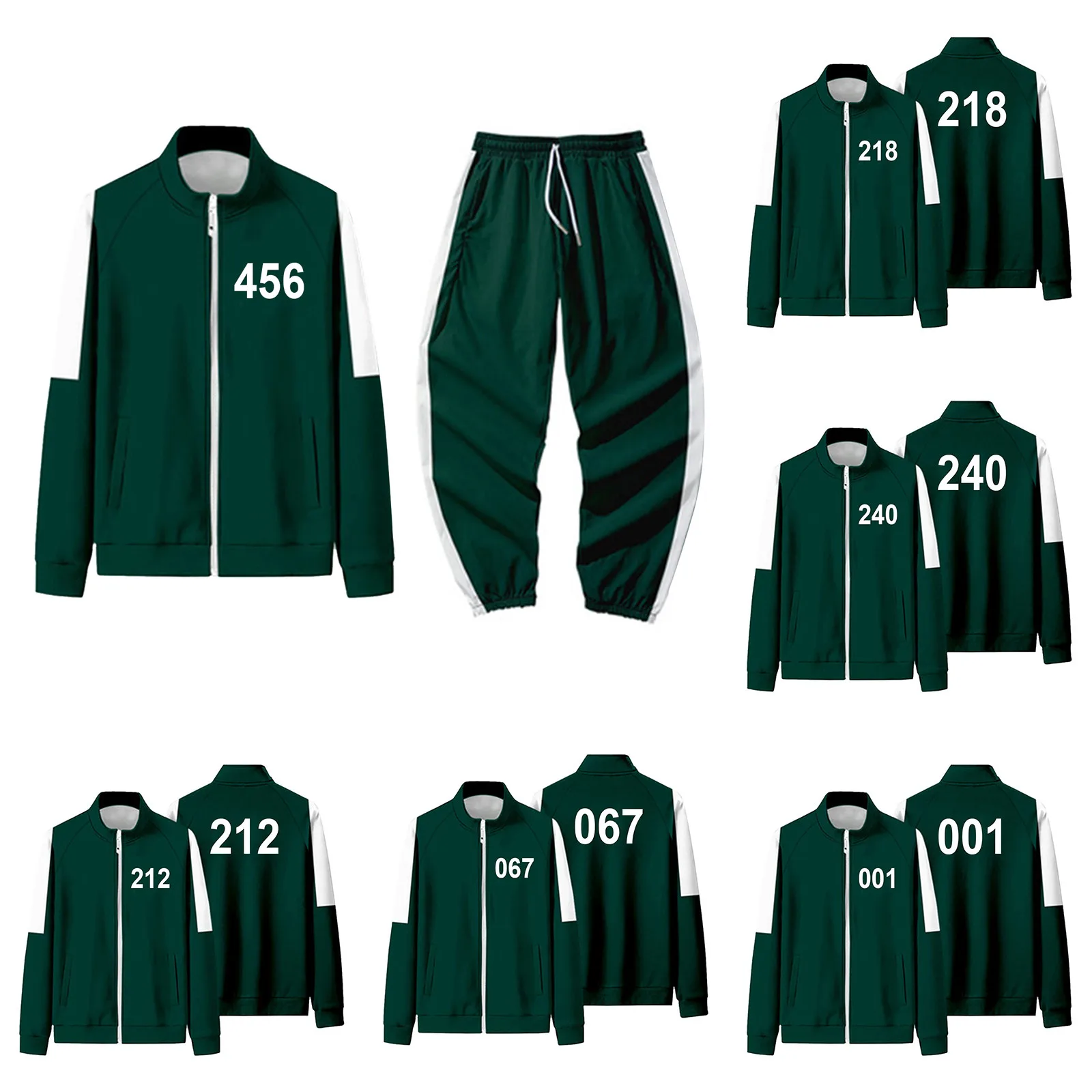 

Кардиган на молнии для косплея и спорта, с карманами и принтом