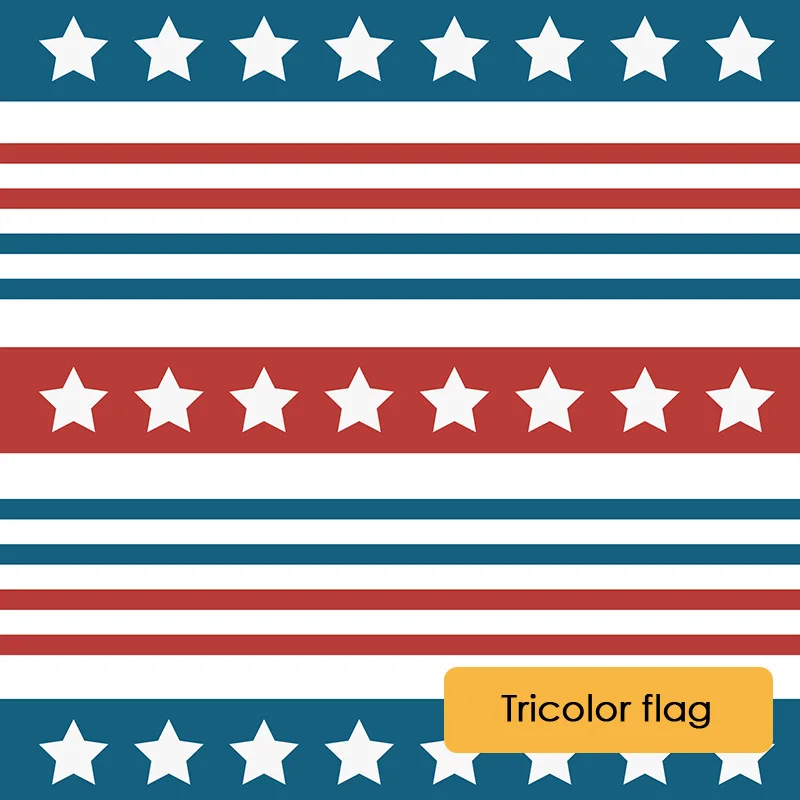 Tricolor flag Высокое качество беспроводные Пружинные рулонные шторы пульсация овсянка флаг звезда цифровая печать затемненные рулонные шторы для детской комнаты - Цвет: Tricolor flag