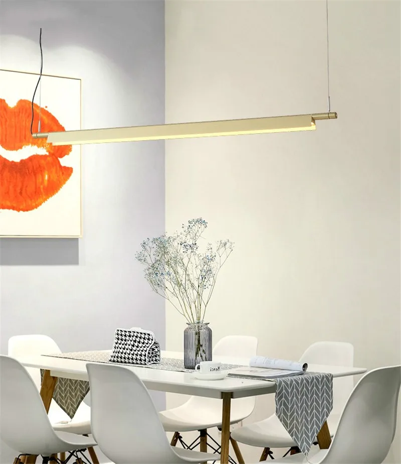 Современные Простые Офисные Подвесные светодиодные светильники в скандинавском