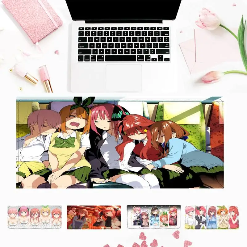 

Nice The Quintessential Quintuplets Mouse Pad Gamer Keyboard Maus Pad Desk Mouse Mat Game Accessories For Overwatch