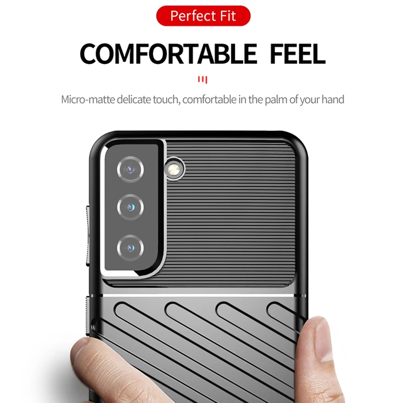

Atittu Case for Samsung Galaxy S21 5G Case Soft TPU Armor Rugged for Samsung Galaxy S21 Plus Cover for Galaxy S21 Ultra 5G