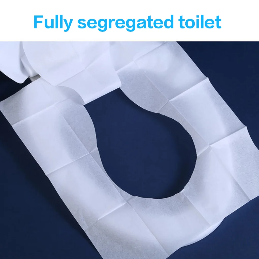 10 шт одноразовые подушки для унитаза портативные деревянные целлюлозы ванной