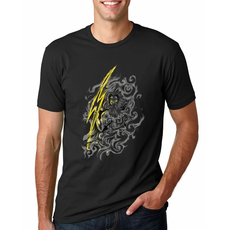 Designs Breathable men t shirt zeus t-shirt mens Sunlight Original tshirt for cool Top Quality |