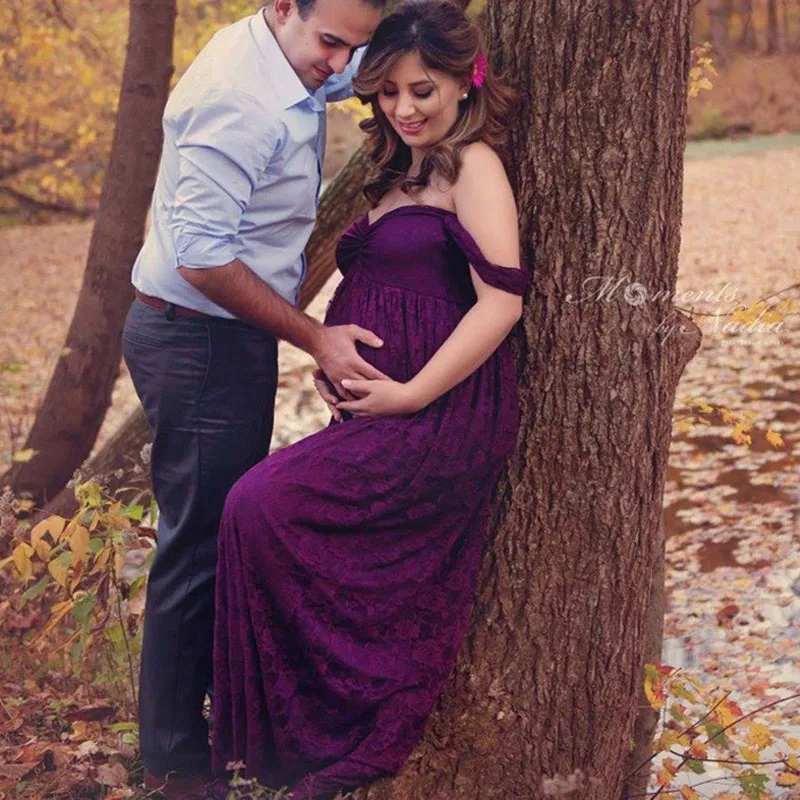 Для беременных женщин фото платье для съемки v образным вырезом с открытыми