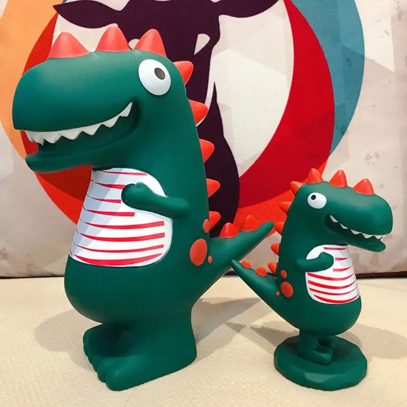 

Dinosaur Piggy Bank Lovely Green Dino Coin Bank Christmas Birthday Gifts for Children Home Decoration