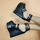 DOHBANERженские туфли-лодочки черные босоножки на платформе и высоком каблуке для вечевечерние Scarpe Donna TaccoЖенская обувь больших размеров 44, 45, 47, 52