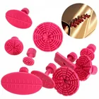 Инструмент для ремонта автомобильных вмятин присоска для ремонта листового металла вмятин вогнутая и выпуклая присоска для ремонта вытягивает 10 штук Красной резиновой прокладки