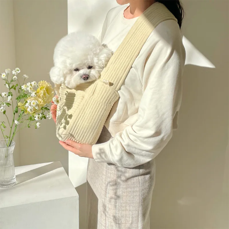

Pet Carrier Backpack Breathable Cat Travel Outdoor Crossbody One-shoulder Bag Puppy Cat Portable Packaging Carrying Pet Supplies