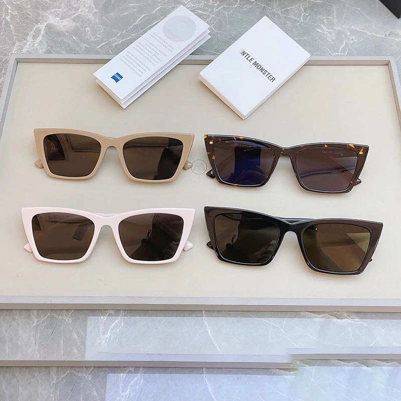 

Новинка 2021 корейский бренд ацетатные квадратные очки Мужские Винтажные Солнцезащитные очки нежные Дизайнерские Модные поляризованные жен...