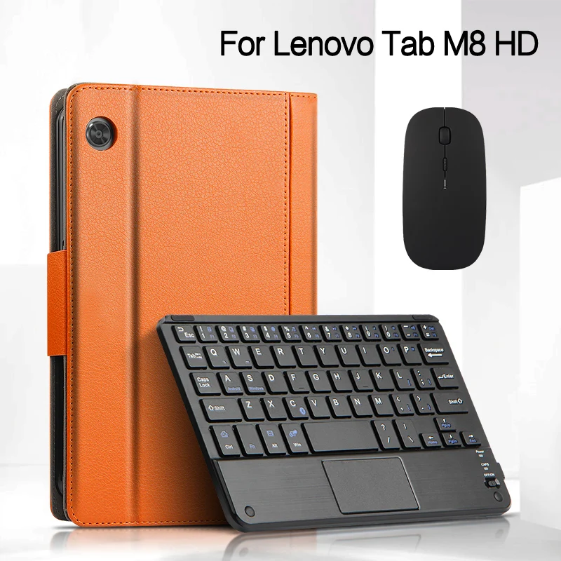 

Case Cover For Lenovo Tab M8 HD 8" TB 8505 TB-8505X TB-8505F TB-8505N Tablet Protective Bluetooth Keyboard Protector Cover Case