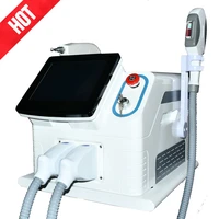 portable 2 in 1 professional beauty shr equipment ipl opt hair loss nd yag tattoo removal machine picosecond machine