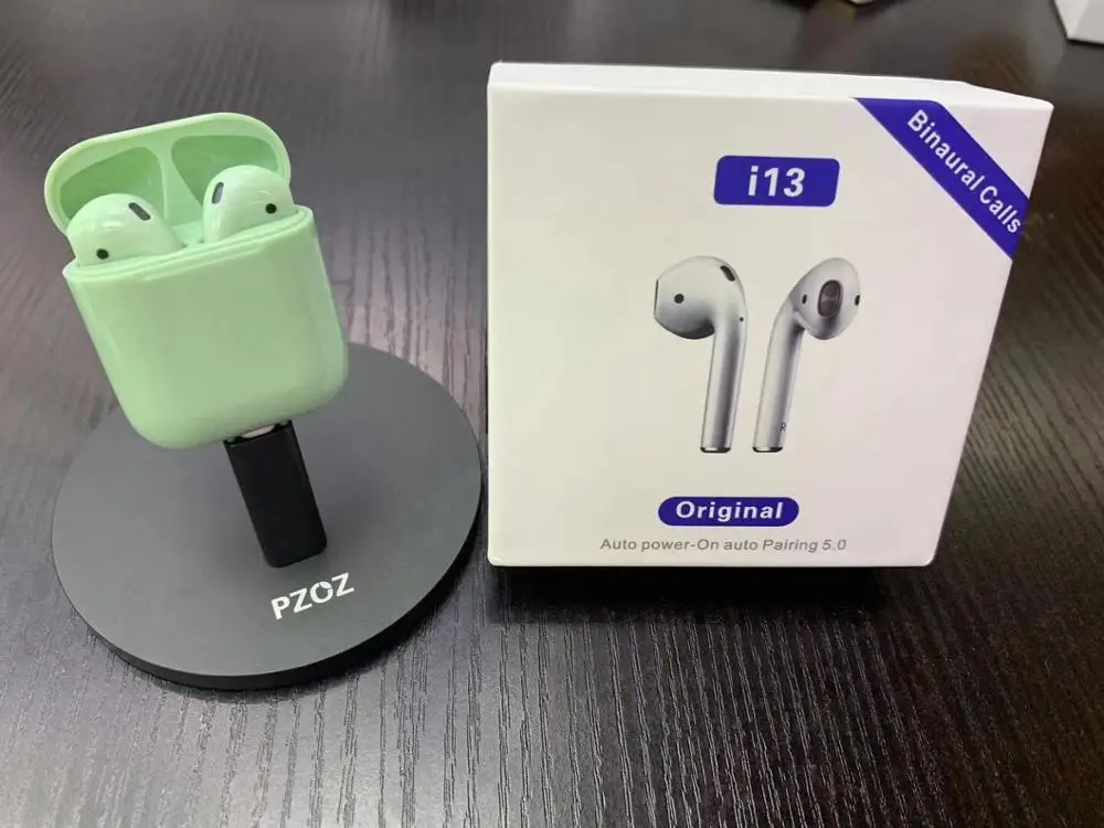 I13TWSred I13 TWS Ipod Air Syllable Супер копия 1:1 беспроводные наушники для бассейна беспроводной сенсорный Bluetooth 5,0 наушники Touch air Poods - Цвет: I13TWSred