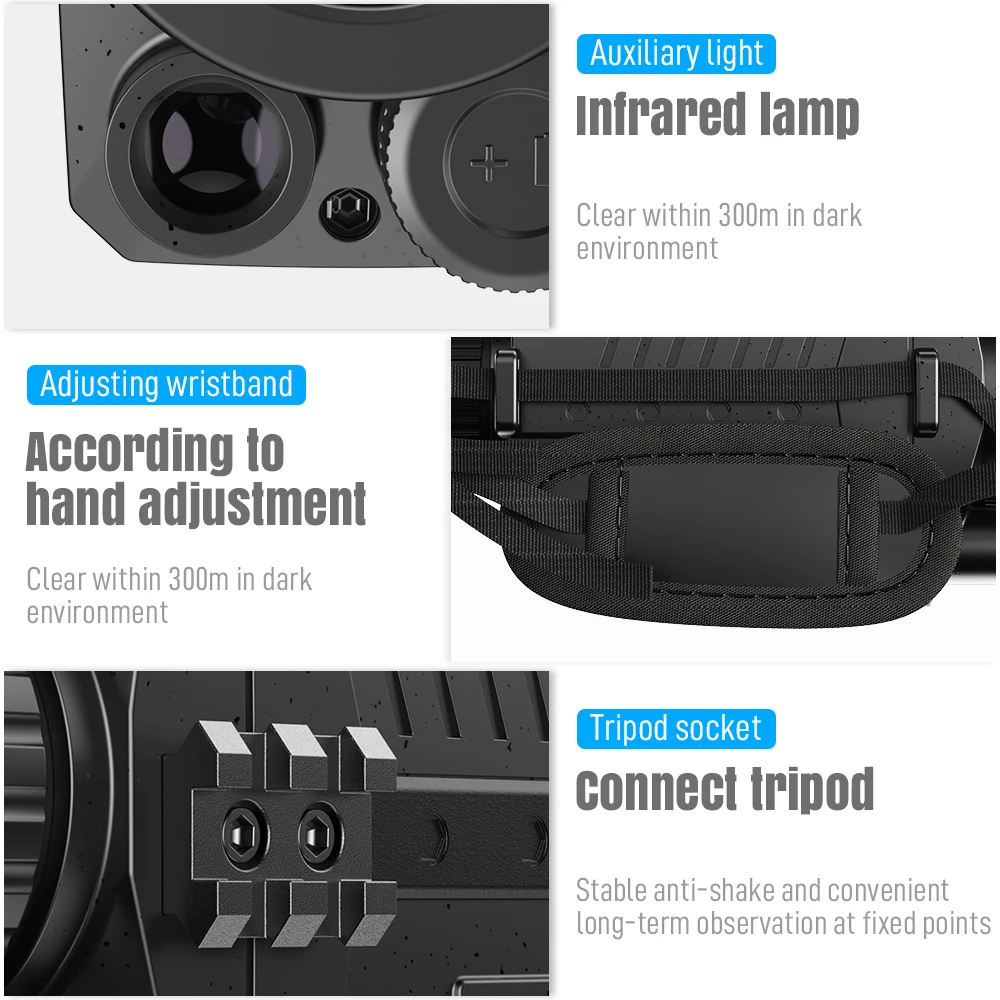 Apexel visão noturna infravermelha monocular digital ir