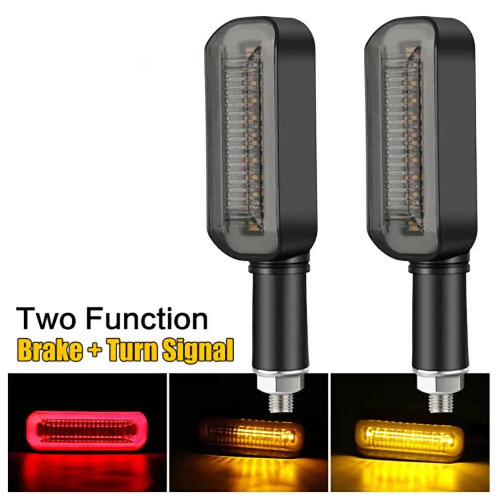 

Stop Turn Signal Light Yellow & Red 2835 SMD 2Pcs Blinker Daytime Running Lights