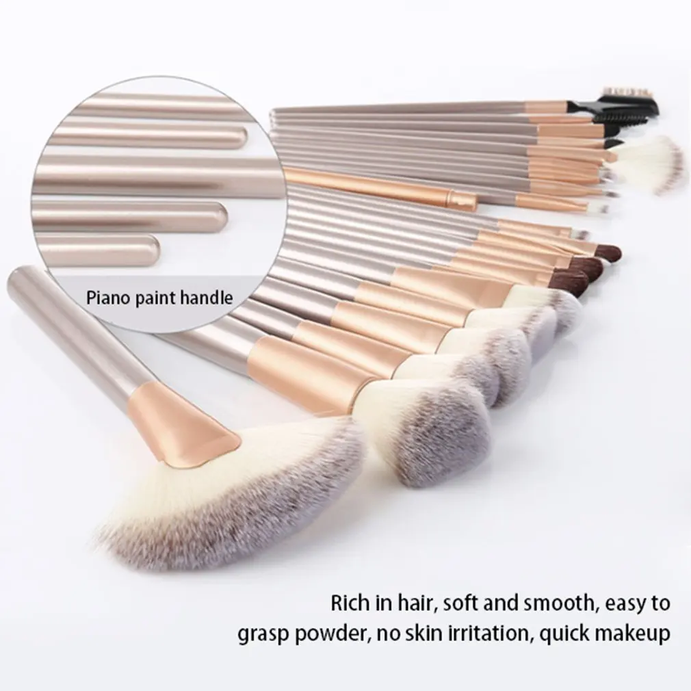 

Набор кистей для макияжа и кожаный футляр, жидкость для консилера, 12 шт. теней для век, искусственная кисть, смешанные косметические инструм...