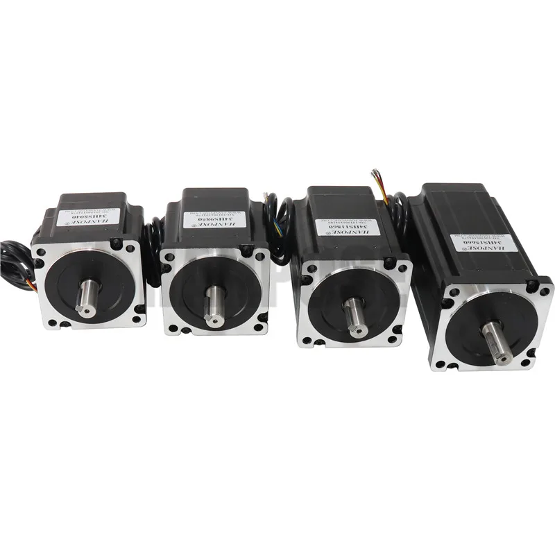 NEMA 34 шаговый двигатель с ЧПУ 86X118 мм 8,0 N. m 6A D14mm Nema34 шаговый двигатель 1240Oz-in для гравировального станка с ЧПУ высокий крутящий момент