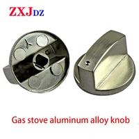 2 pcs 8mm universal gas stove switch knob accessories zinc alloy button gas stove ignition switch knob universal left 45 degrees