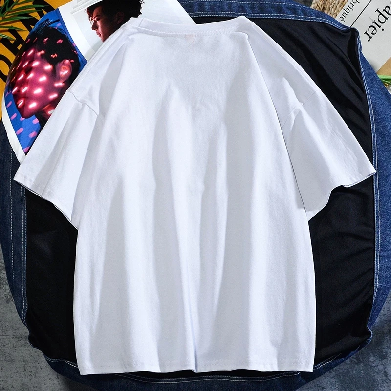 

Harajuku Short Sleeved Men Trend Letter T-shirt Summer 2021 New Casual Fashion Short-sleeved T-shirt Oversize Men Clothing